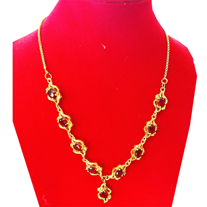 Red Patthar Necklace